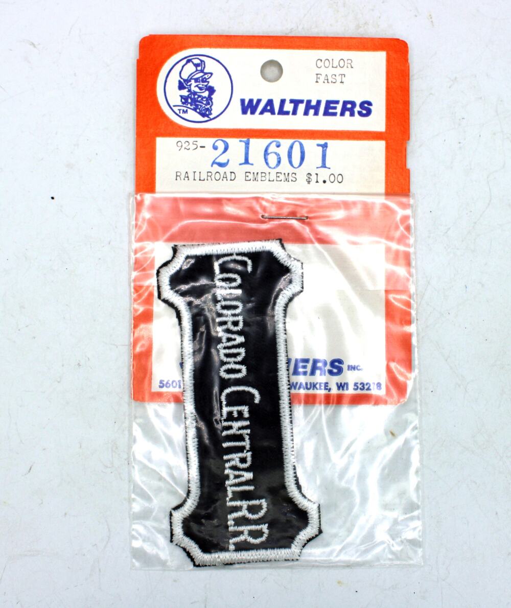 NOS Walthers Colorado Central Railroad Patch